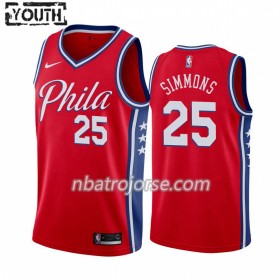 Barn Philadelphia 76ers Tröja Ben Simmons 25 2019-20 Nike Statement Edition Swingman